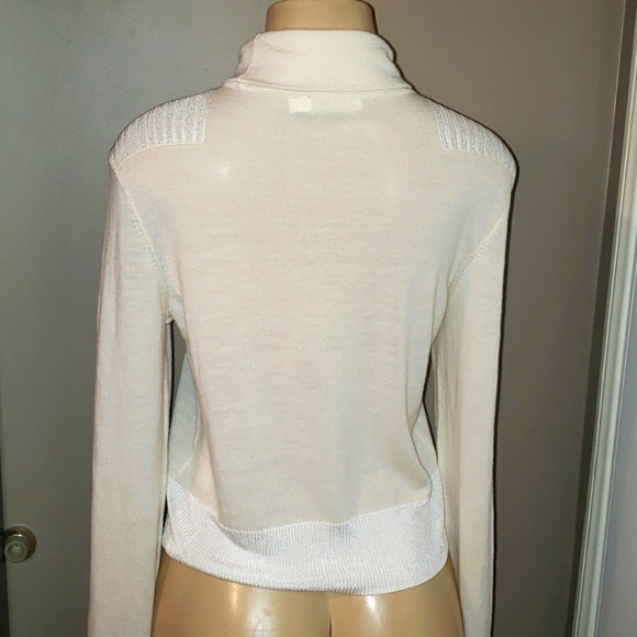 Rag & Bone ivory Turtleneck Pullover Sweater size L - Picture 2 of 4